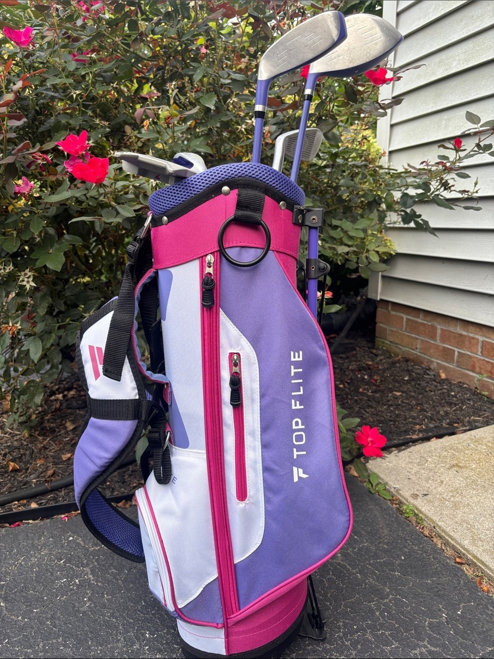 Top Flite Kids' Purple & Pink Golf Stand Bag